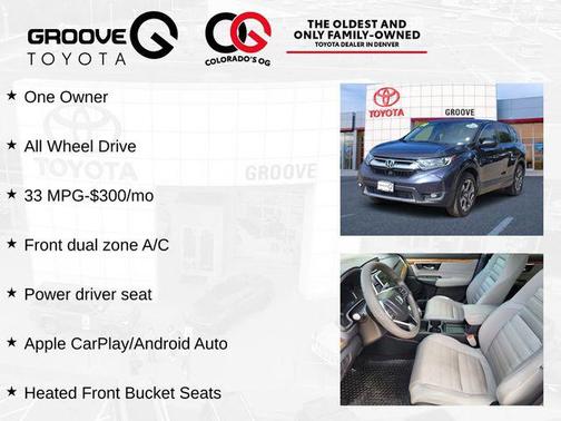 Gunmetal Metallic 2018 Honda CR-V EX