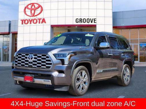 Magnetic Gray Metallic 2024 Toyota Sequoia Capstone
