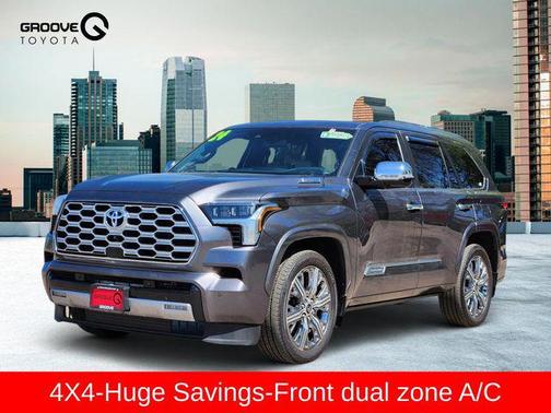 Magnetic Gray Metallic 2024 Toyota Sequoia Capstone