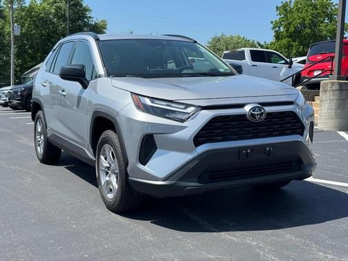 Silver Sky Metallic 2025 Toyota RAV4 Hybrid LE