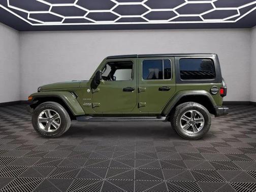 Green 2021 Jeep Wrangler Unlimited Sahara