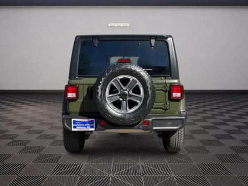 Green 2021 Jeep Wrangler Unlimited Sahara
