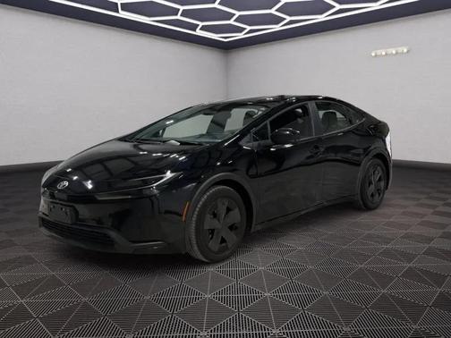 Midnight Black Metallic 2025 Toyota Prius LE