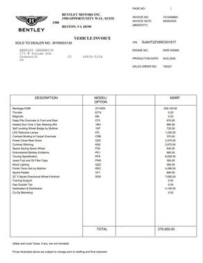 2025 Bentley Bentayga V8