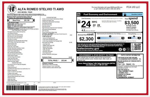 Alfa White 2023 Alfa Romeo Stelvio Ti