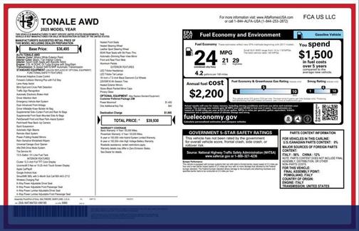 2025 Alfa Romeo Tonale AWD
