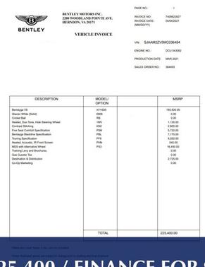 2021 Bentley Bentayga V8