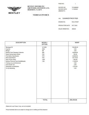 2022 Bentley Bentayga V8