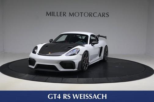 Carrara White Metallic 2023 Porsche 718 Cayman GT4 RS