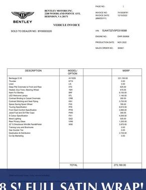 2023 Bentley Bentayga S V8