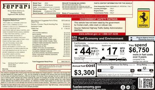 2024 Ferrari SF90 Spider Convertible