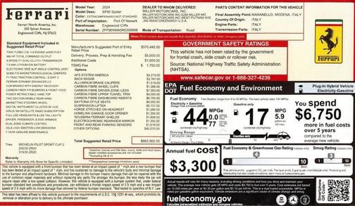 2024 Ferrari SF90 Spider Convertible