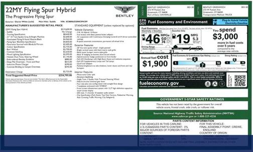 2022 Bentley Flying Spur Hybrid Hybrid