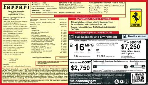 2022 Ferrari F8 Tributo Base