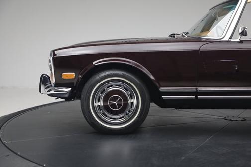 Dark Red 1970 Mercedes-Benz 280SL Convertible