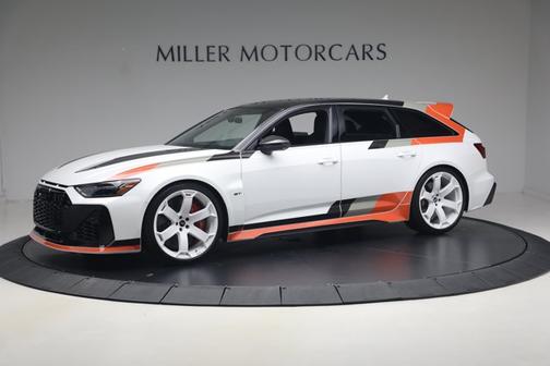 Arkona White/Black 2025 Audi RS 6 Avant 4.0T