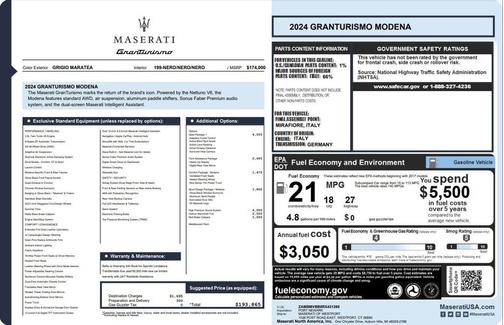 2024 Maserati GranTurismo Modena
