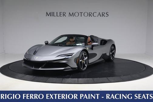 Grigio Ferro 2024 Ferrari SF90 Spider Convertible