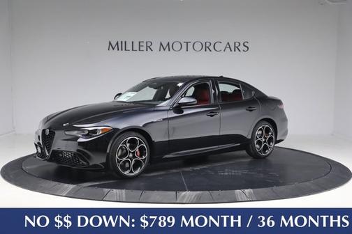 Vulcano Black Metallic 2026 Alfa Romeo Giulia VELOCE
