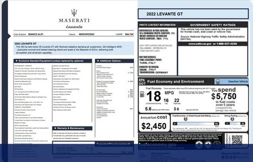 2022 Maserati Levante GT