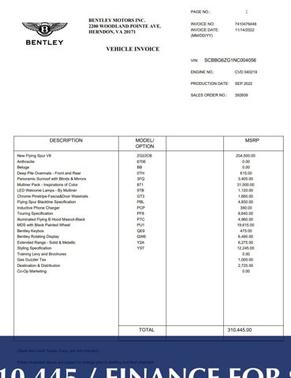 2022 Bentley Flying Spur V8