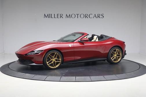 Rosso Mugello 2025 Ferrari Roma Spider Convertible