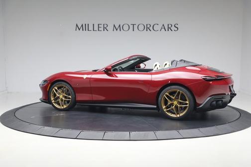 Rosso Mugello 2025 Ferrari Roma Spider Convertible
