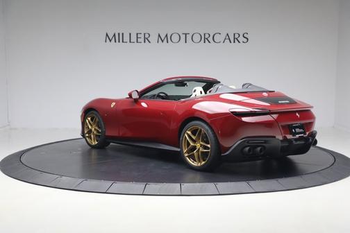 Rosso Mugello 2025 Ferrari Roma Spider Convertible