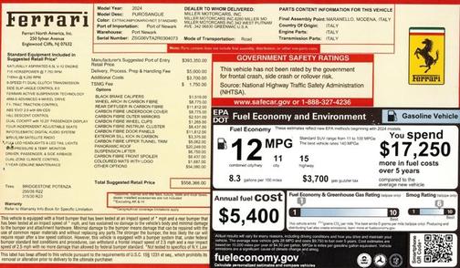 2024 Ferrari Purosangue SUV
