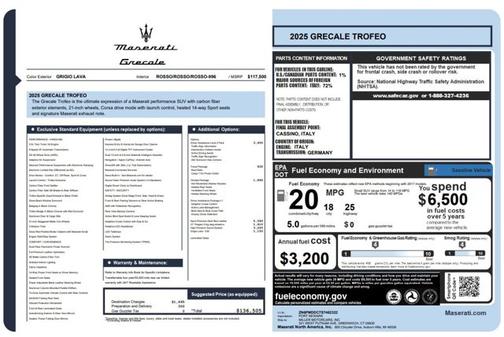 2025 Maserati Grecale Trofeo