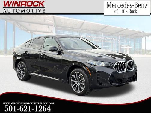 Black Sapphire Metallic 2025 BMW X6 xDrive40i