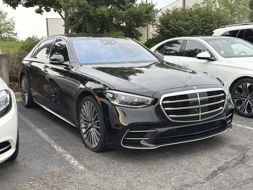 Black 2021 Mercedes-Benz S-Class S 580 4MATIC