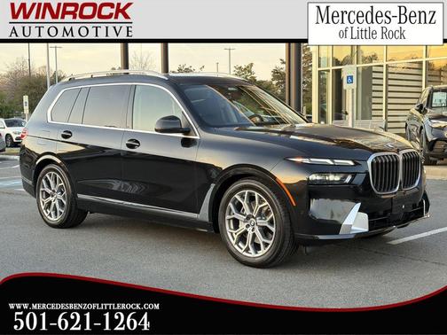Black Sapphire Metallic 2025 BMW X7 xDrive40i