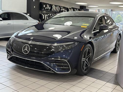 Nautical Blue Metallic 2023 Mercedes-Benz EQS 580 Base 4MATIC