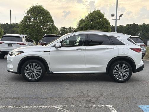 Radiant White 2024 INFINITI QX50 Luxe