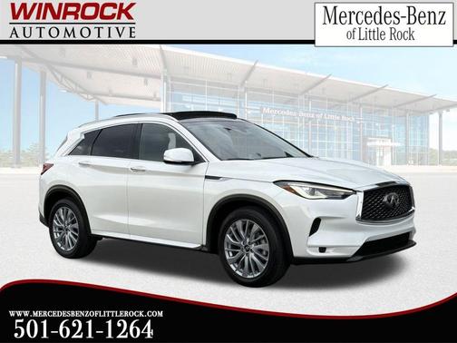 Radiant White 2024 INFINITI QX50 Luxe