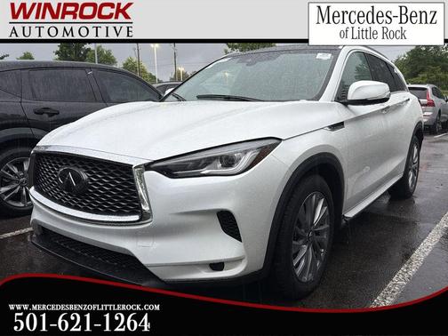 Radiant White 2024 INFINITI QX50 Luxe