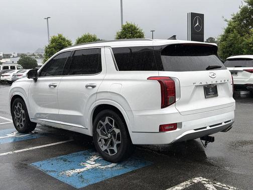 Hyper White 2021 Hyundai PALISADE Calligraphy