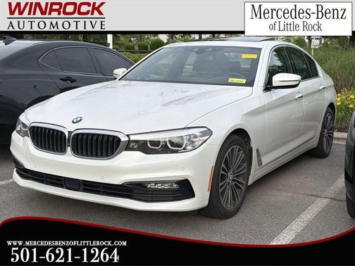 Mineral White Metallic 2018 BMW 540 i
