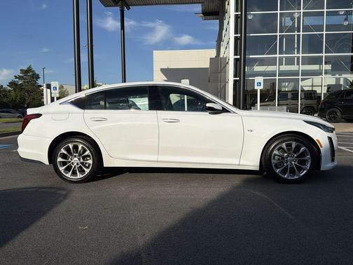 Summit White 2023 Cadillac CT5 Luxury AWD