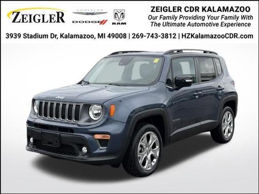 Slate Blue Pearlcoat 2022 Jeep Renegade Limited
