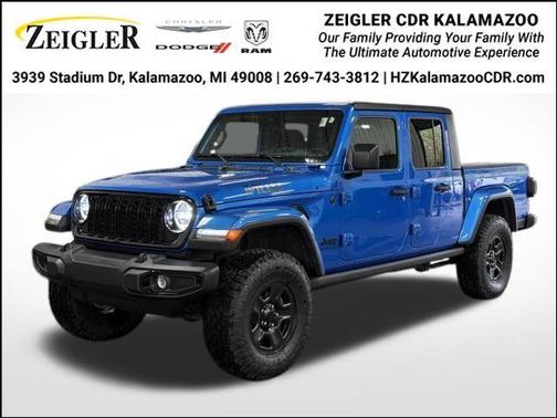 Hydro Blue Pearlcoat 2024 Jeep Gladiator Sport