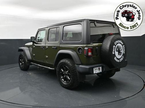 Sarge Green Clearcoat 2021 Jeep Wrangler Willys