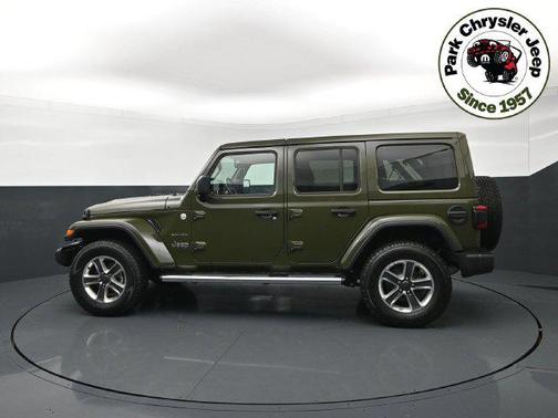 Sarge Green Clearcoat 2022 Jeep Wrangler Unlimited Sahara