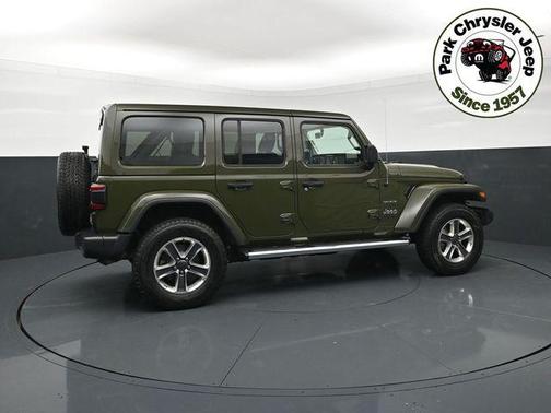 Sarge Green Clearcoat 2022 Jeep Wrangler Unlimited Sahara