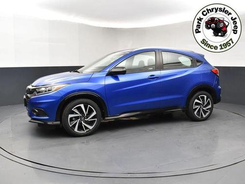 Aegean Blue Metallic 2019 Honda HR-V Sport