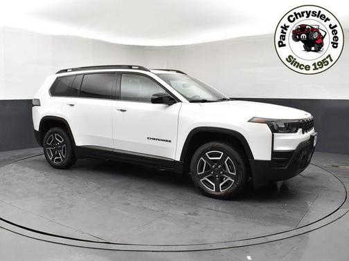 Bright White Clearcoat 2026 Jeep Cherokee Laredo 4x4