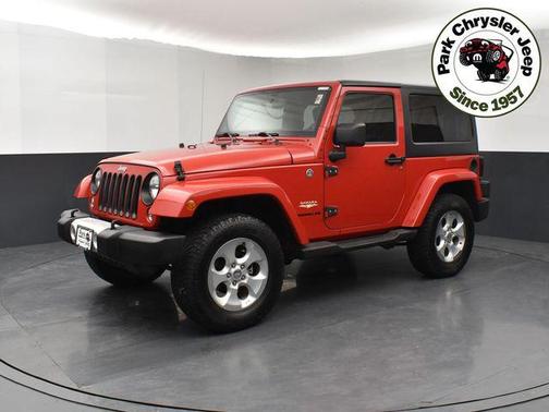 Flame Red Clearcoat 2014 Jeep Wrangler Sahara
