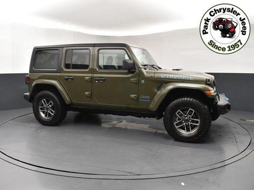 Sarge Green Clearcoat 2024 Jeep Wrangler 4xe Sport S