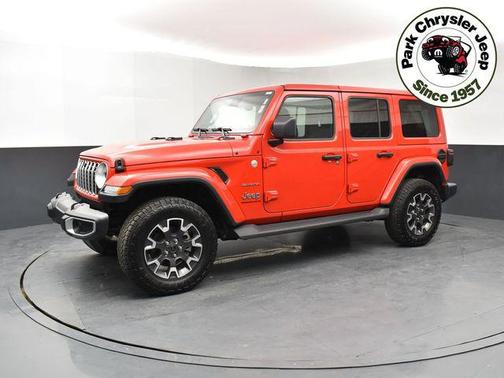 Firecracker Red Clearcoat 2024 Jeep Wrangler 4-Door Sahara 4x4